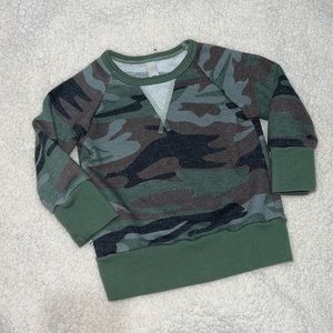 Childhoods clothing camo pullover